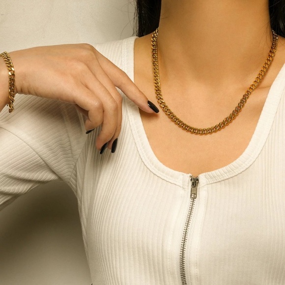 Cuban chain necklace - Picture 1 of 3